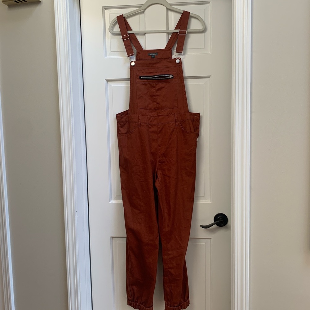 Wild Fable Rust Overalls